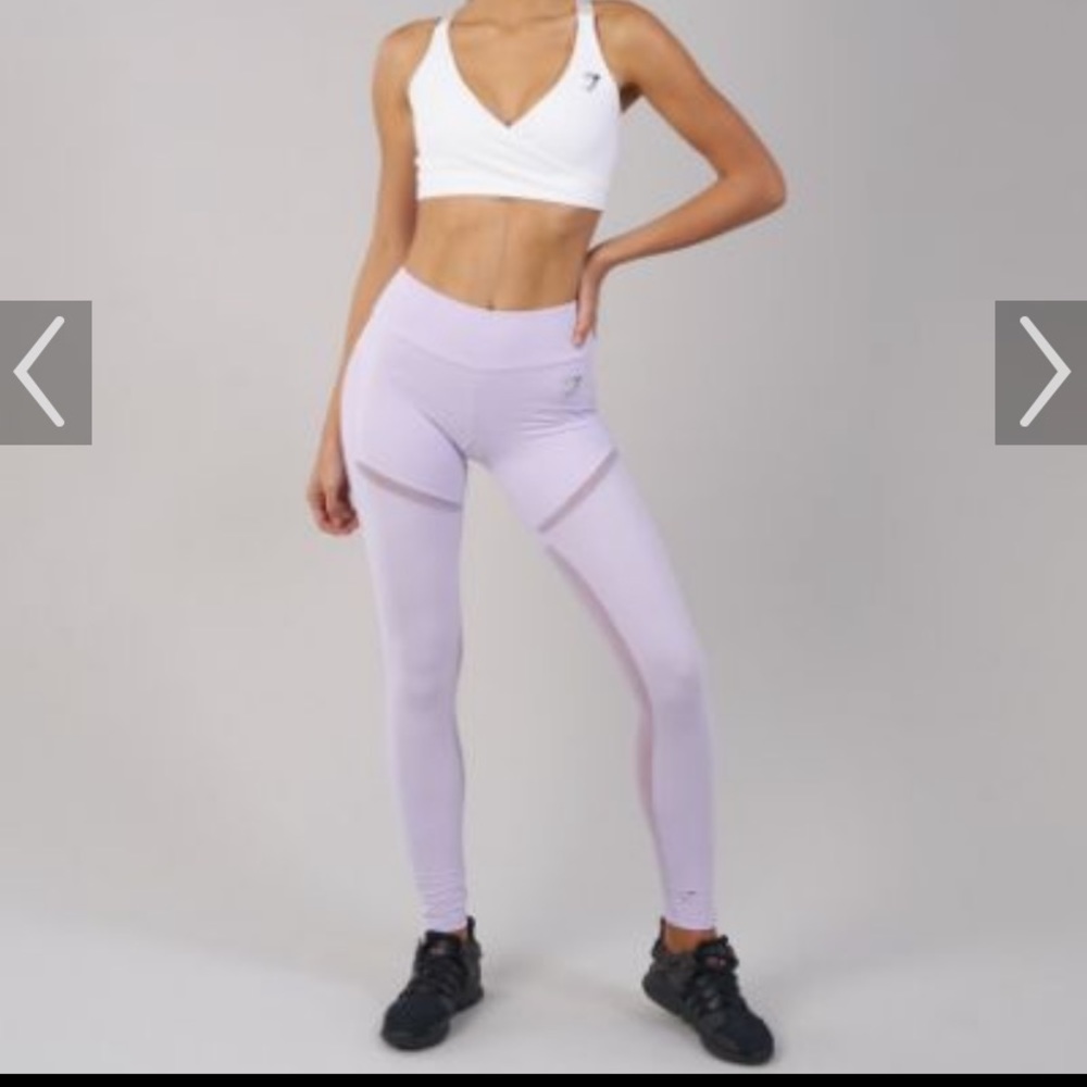 Gymshark Lilac workout leggings